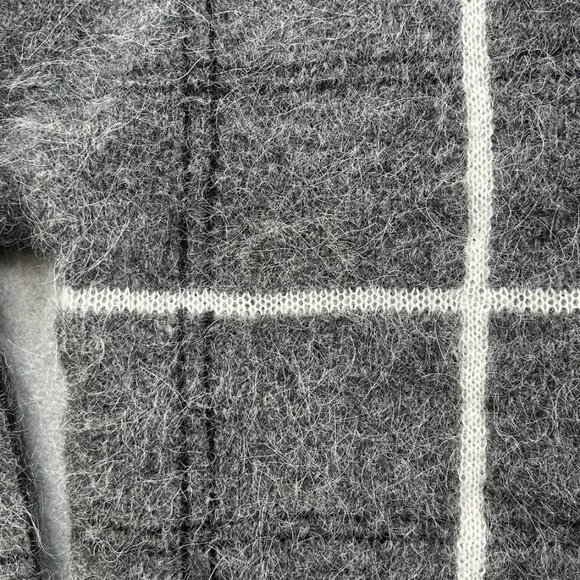 LITA by Ciara Nurture Manchester Gray Alpaca Wool Blend Sweater Size L Cropped - Picture 2 of 12